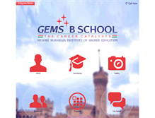 Tablet Screenshot of gemsbschool.com